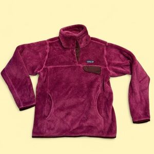 Burgundy/Fuchsia Patagonia fleece